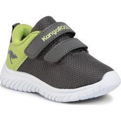 Sneakersy KANGAROOS - KI-Lite V 02056 000 2014 Steel Grey/Lime. Szare trampki chłopięce KangaROOS, bez wzorów, ze skóry ekologicznej, na rzepy. Za 129,00 zł.