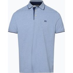 Nils Sundström - Męska koszulka polo, niebieski. Niebieskie koszulki męskie marki Nils Sundström, s, bez wzorów, bez rękawów. Za 129,95 zł.