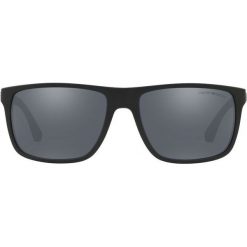 Emporio Armani - Okulary 0EA4033. Czarne okulary przeciwsłoneczne męskie marki Emporio Armani, z materiału. Za 549,90 zł.