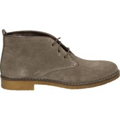 Botki męskie - SY-720 GRIGIO. Brązowe bez kategorii Venezia, ze skóry. Za 319,00 zł.