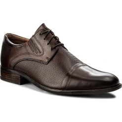 Półbuty LASOCKI FOR MEN - MB-KRIS-02 Brązowy Ciemny. Brązowe buty wizytowe męskie marki Lasocki For Men, ze skóry. Za 179,99 zł.