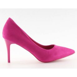 Wygodne czółenka na szpilce fuksjowe LE012P FUSHIA. Czółenka damskie z zamszu. Za 78,03 zł.