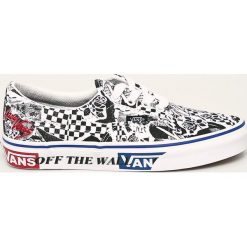 Vans - Tenisówki VN0A4BV4VXT1. Czarne trampki i tenisówki damskie Vans, bez wzorów, z gumy, na sznurówki. W wyprzedaży za 239,90 zł.