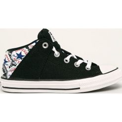 Converse - Tenisówki dziecięce. Czarne trampki chłopięce Converse, bez wzorów, z gumy, na sznurówki. Za 219,90 zł.