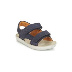 Sandały Dziecko Shoo Pom GOA BOY SCRATCH NUBUCK. Niebieskie sandały chłopięce Shoo Pom, z nubiku, bez zapięcia. Za 260,10 zł.