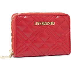 Duży Portfel Damski LOVE MOSCHINO - JC5602PP1ALA0500 Rosso. Czerwone portfele damskie Love Moschino, bez wzorów, ze skóry ekologicznej. Za 389,00 zł.