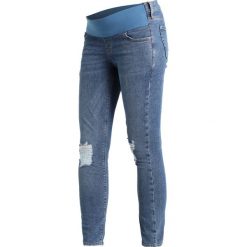 Jeansy damskie: Topshop Maternity JAMIE Jeans Skinny Fit mid blue