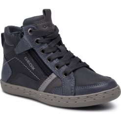 Sneakersy GEOX - J Garcia B. A J94B6A 0MEMW C0661 S Navy/Grey. Niebieskie trampki chłopięce Geox, bez wzorów, ze skóry ekologicznej, bez zapięcia. Za 329,00 zł.