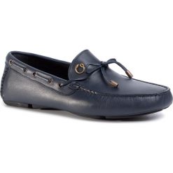 Mokasyny JUST CAVALLI - S12WR0062 477. Niebieskie mokasyny męskie Just Cavalli, ze skóry, klasyczne. Za 1099,00 zł.