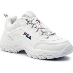 Sneakersy FILA - Strada Low Wmn 1010560.1FG White. Białe półbuty damskie Fila, ze skóry ekologicznej. Za 339,00 zł.