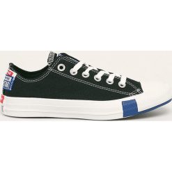 Converse - Tenisówki. Czarne trampki i tenisówki damskie Converse, bez wzorów, z gumy, na sznurówki. Za 339,90 zł.