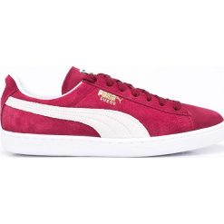 Puma - Buty Suede Classic+. Czerwone halówki męskie marki Puma, xl, z materiału. W wyprzedaży za 249,90 zł.