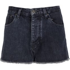 Calvin Klein Szorty "H. Rise". Czarne szorty damskie Calvin Klein, bez wzorów, z tkaniny. Za 159,00 zł.