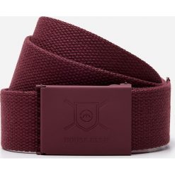 Pasek basic - Bordowy. Czerwone paski męskie House, w paski. W wyprzedaży za 19,99 zł.