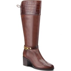 Kozaki GEOX - D Glynna C D843CC 0436Y C0013 Brown. Brązowe buty zimowe damskie Geox, ze skóry ekologicznej. Za 839,00 zł.
