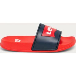 Levi's - Klapki dziecięce. Czarne sandały dziewczęce Levi's®, z materiału, bez zapięcia. Za 69,90 zł.