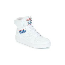 Buty Superdry URBAN HIGH TOP. Białe trampki i tenisówki damskie Superdry, bez wzorów, bez zapięcia. Za 244,30 zł.