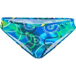Figi bikini bonprix niebieski z nadrukiem. Niebieskie stroje kąpielowe damskie bonprix, z nadrukiem. Za 37,99 zł.
