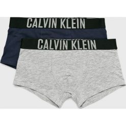 Calvin Klein Underwear - Bokserki dziecięce (2-pack). Czarne majtki chłopięce Calvin Klein Underwear, bez wzorów, z elastanu. Za 119,90 zł.