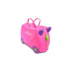 Walizki: trunki Jeżdżąca walizeczka – Trixie, kolor różowy