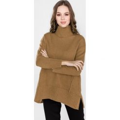 French Connection Sweter Brązowy. Pomarańczowe bluzy damskie French Connection, xs, bez wzorów, z wełny, bez rękawów, bez kaptura. Za 714,95 zł.