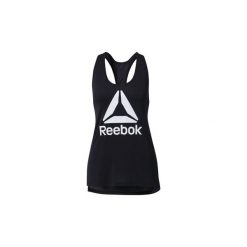 Topy na ramiączkach / T-shirty bez rękawów Reebok Sport Koszulka bez rękawów WOR Supremium Logo. Czarne bluzki sportowe damskie marki Reebok Sport, s. Za 89,95 zł.