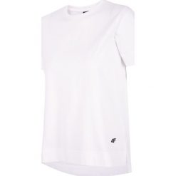 T-shirt damski TSD290 - biały. Białe t-shirty damskie marki 4f, bez wzorów, bez kołnierzyka. Za 79,99 zł.
