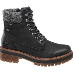Buty: trapery damskie Tom Tailor czarne