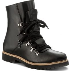 Botki damskie lity: Botki EKSBUT - 67-4744-155-1G Czarny