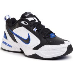 Buty NIKE - Air Monarch IV 415445 002 Black/Black/White. Czarne buty sportowe męskie Nike, ze skóry ekologicznej, bez zapięcia, na fitness i siłownię. Za 229,00 zł.