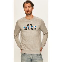 Pepe Jeans - Bluza Mickey. Szare bluzy męskie Pepe Jeans, xl, z aplikacjami, z bawełny, z okrągłym kołnierzem, bez rękawów, bez kaptura. Za 239,90 zł.