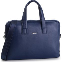 Torba na laptopa LASOCKI - VS4429 Granatowy. Niebieskie torby męskie skórzane Lasocki, bez wzorów, ze skóry. Za 279,99 zł.