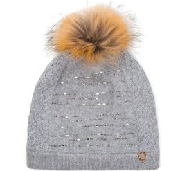 Czapka GRANADILLA - Northern Lights JG5266 Pearl Grey 004. Szare czapki damskie marki Granadilla, bez wzorów, z wiskozy. W wyprzedaży za 219,00 zł.