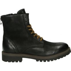 Botki męskie - 348208 NERO. Czarne bez kategorii Venezia, z nubiku. Za 449,00 zł.