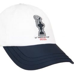 Czapka z daszkiem North Sails Presented By Prada. Białe czapki męskie bez wzorów. Za 149,00 zł.