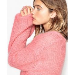 Sweter oversize, moher. Białe kardigany damskie marki La Redoute Collections, l, z moheru. Za 283,46 zł.