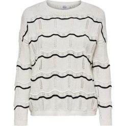 ONLY Damski sweter Cactus L / S Stripe Pullover Knt Cloud Dancer Black Stripe W. (rozmiar XS). Czarne swetry damskie ONLY, s, bez wzorów, bez rękawów, bez kaptura. W wyprzedaży za 111,00 zł.