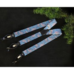 Szelki Ranger dwa typy zapięć w jednym. Czarne paski męskie Pakamera, w paski, eleganckie. Za 155,00 zł.
