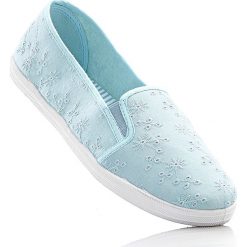 Baleriny damskie: Baleriny bonprix turkusowy