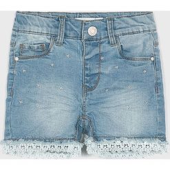 Name it - Szorty dziecięce 98-122 cm. Niebieskie spodenki dziewczęce Name it, bez wzorów, z elastanu, casualowe. W wyprzedaży za 69,90 zł.