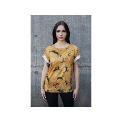 T-shirt Prehistoric. Szare t-shirty damskie Bahabay, m, z nadrukiem, z bawełny, bez kołnierzyka. Za 83,30 zł.