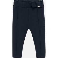 Mayoral - Spodnie dziecięce 74-98 cm. Niebieskie spodnie dziewczęce Mayoral, bez wzorów, z elastanu, casualowe. Za 87,90 zł.