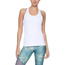 Under Armour HeatGear® Armour Racer Podkoszulek Biały. Białe podkoszulki damskie Under Armour, xs, bez wzorów, z elastanu, bez kołnierzyka, bez rękawów. Za 128,95 zł.