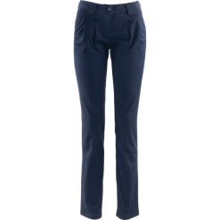 Chinosy damskie: Spodnie chino ze stretchem bonprix ciemnoniebieski