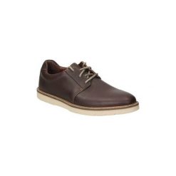 Derby Clarks 26141923. Pomarańczowe półbuty męskie Clarks, bez wzorów, bez zapięcia. Za 359,03 zł.
