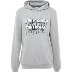 Essentiel Antwerp KYKE HOODIE Bluza z kapturem marled grey. Szare bluzy męskie rozpinane Essentiel Antwerp, m, z bawełny, z kapturem. Za 609,00 zł.