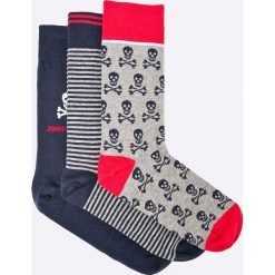 John Frank - Skarpety (3-pack). Szare skarpetki męskie marki John Frank, z bawełny. W wyprzedaży za 27,90 zł.