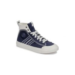 Buty Diesel S-ASTICO MID LACE. Białe trampki męskie Diesel, bez wzorów, bez zapięcia. Za 359,20 zł.
