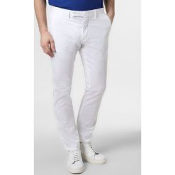 Polo Ralph Lauren - Spodnie męskie – Stretch Slim Fit, biały. Białe spodnie męskie m, z bawełny. Za 649,95 zł.