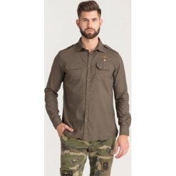 KOSZULA Aeronautica Militare. Koszule męskie xl, z bawełny. Za 284,50 zł.